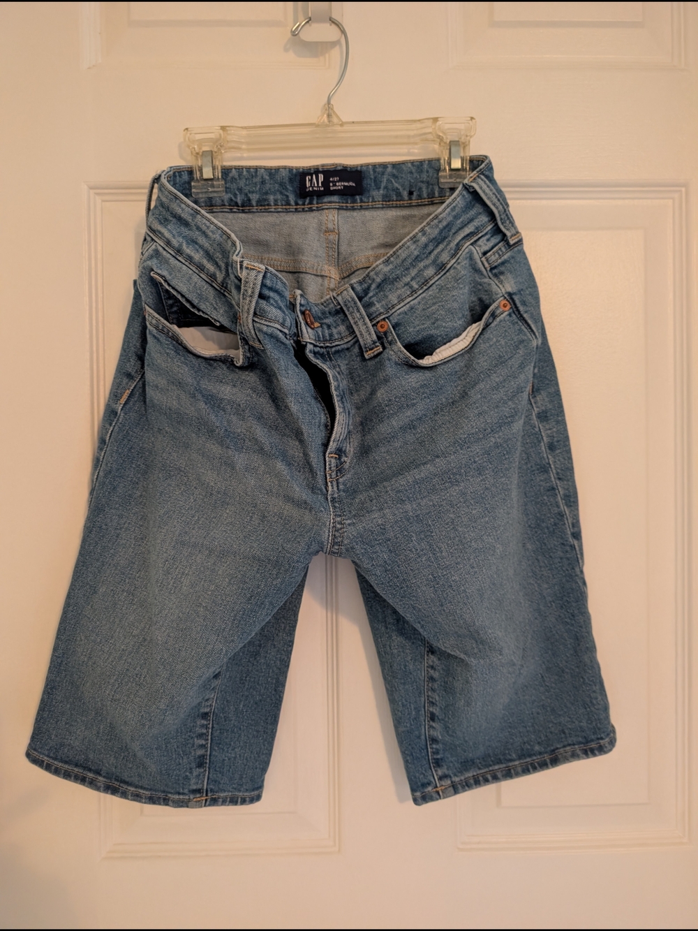 GAP Light Blue Denim Bermuda Shorts